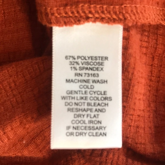 Cable & Gauge XL Burnt Orange Bell Sleeve Shirt - Picture 11 of 11